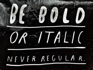 Bold Italic